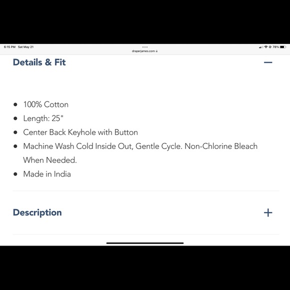 Madewell xs blouse , peplum style , button up. - Picture 6 of 6